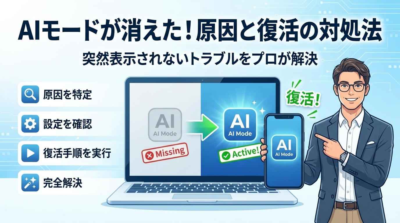 aiモード 消えた なぜ