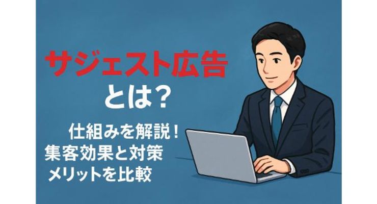 サジェスト広告とは？仕組みを解説！集客効果と対策メリットを比較